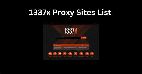 90+ 1337x Proxy Mirror Sites To Unblock (August 2024) .